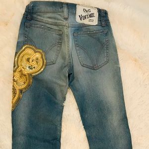 Dolce Gabbana vintage jeans.